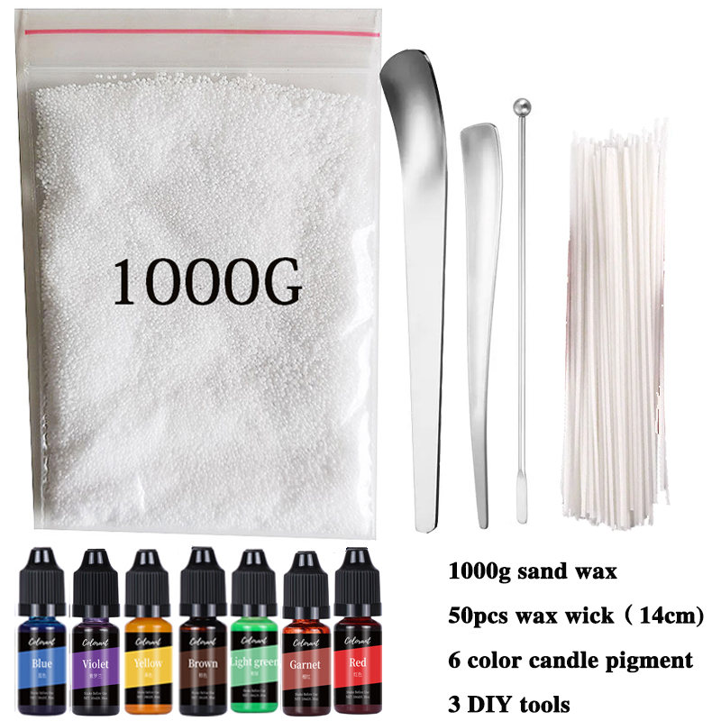 Candle Making Instructions - Combustible Sand Handmade Candle Wax DIY