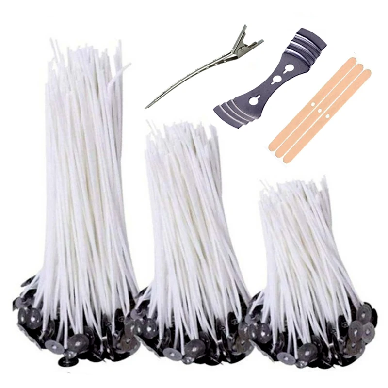 Candle Making Instructions - 103pcs Waxed Cotton Candle Wicks Set