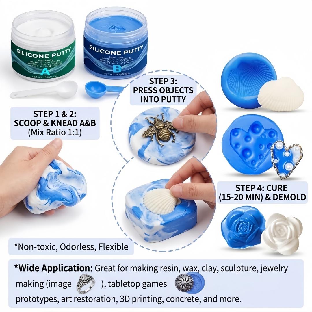 Silicone Putty Mold Making Sup - Candle Making Ideas ulasan dan harga