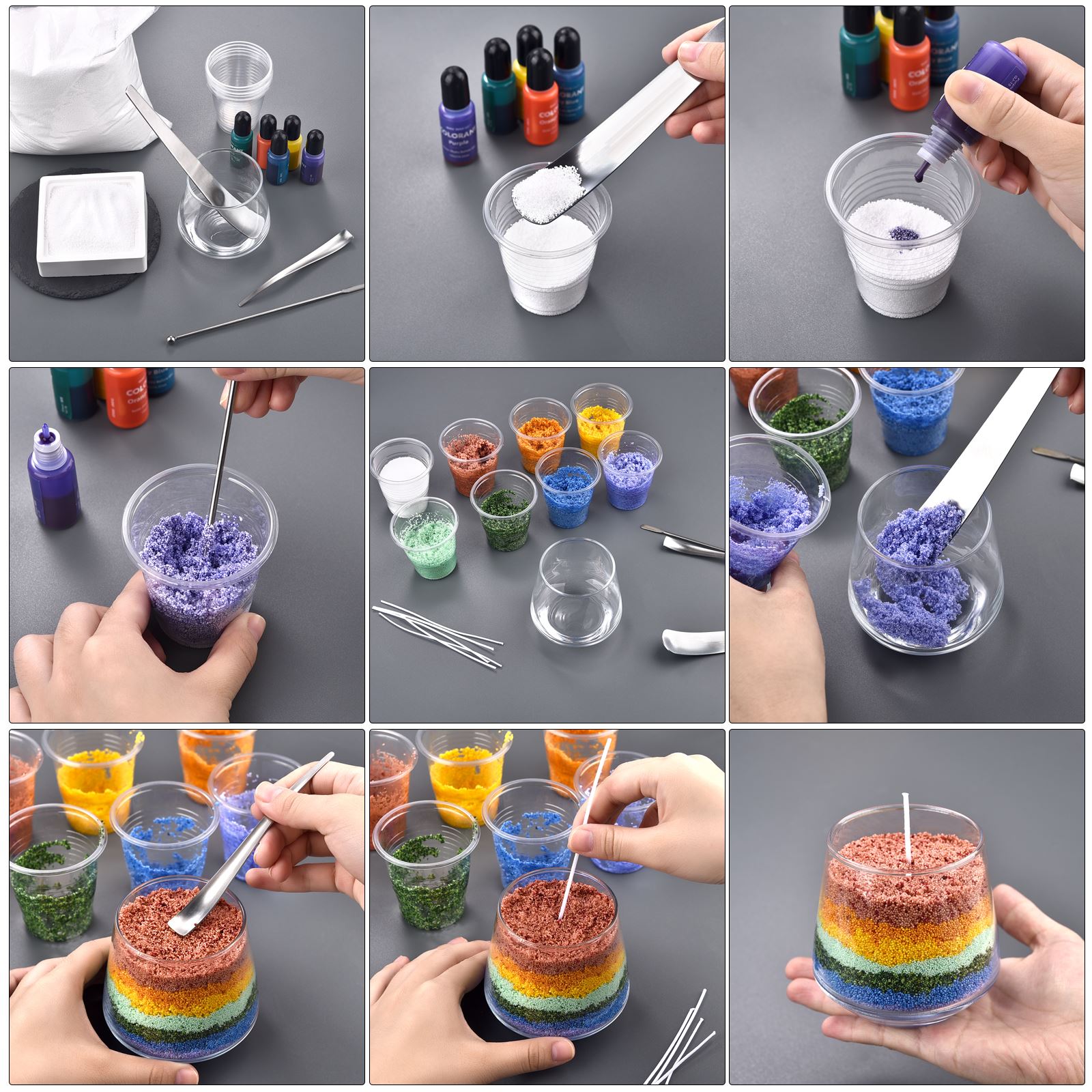 Combustible Sand Handmade Cand - Candle Making Instructions ulasan dan harga