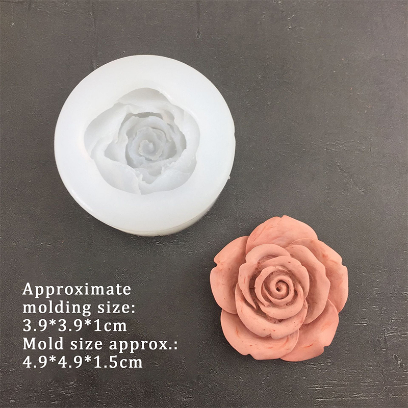 3D Rose Flower Shape Leaf Sili - Candle Making Ideas ulasan dan harga