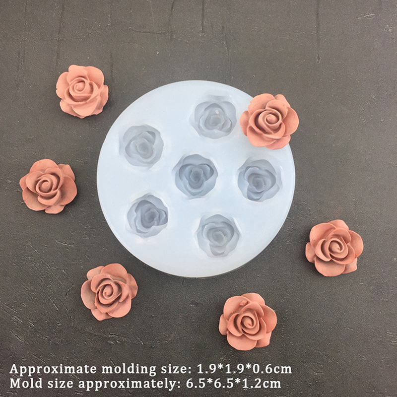 3D Rose Flower Shape Leaf Sili - Candle Making Ideas ulasan dan harga