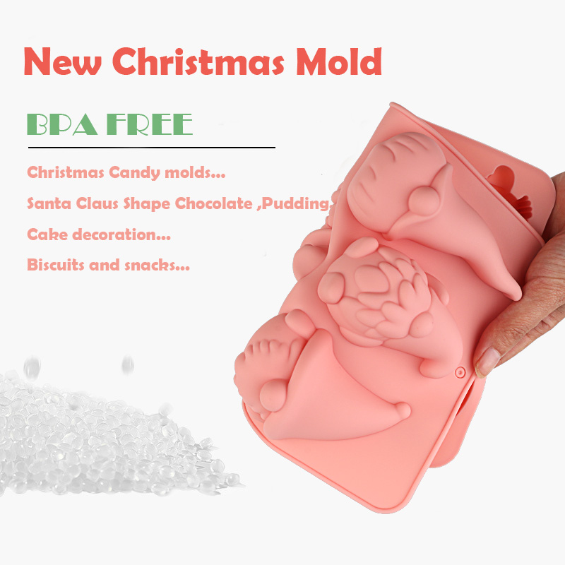 6-Cavity Christmas Gnome Cake  - Candle Making Equipment ulasan dan harga