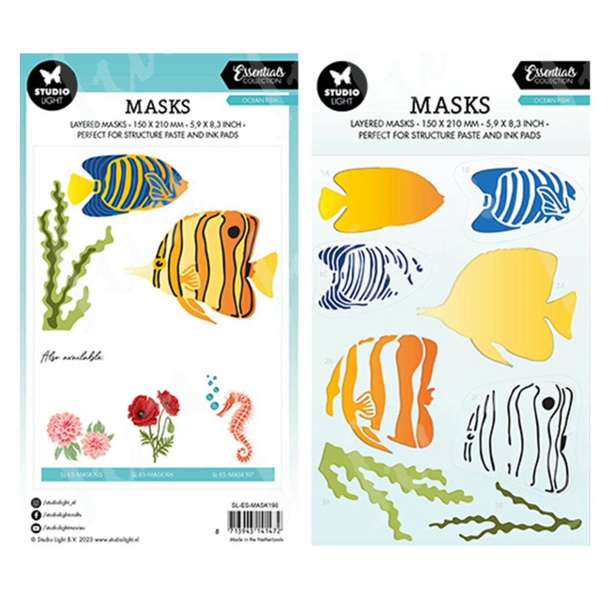 2023 New Ocean Fish Stencils M - Candle Making Instructions ulasan dan harga