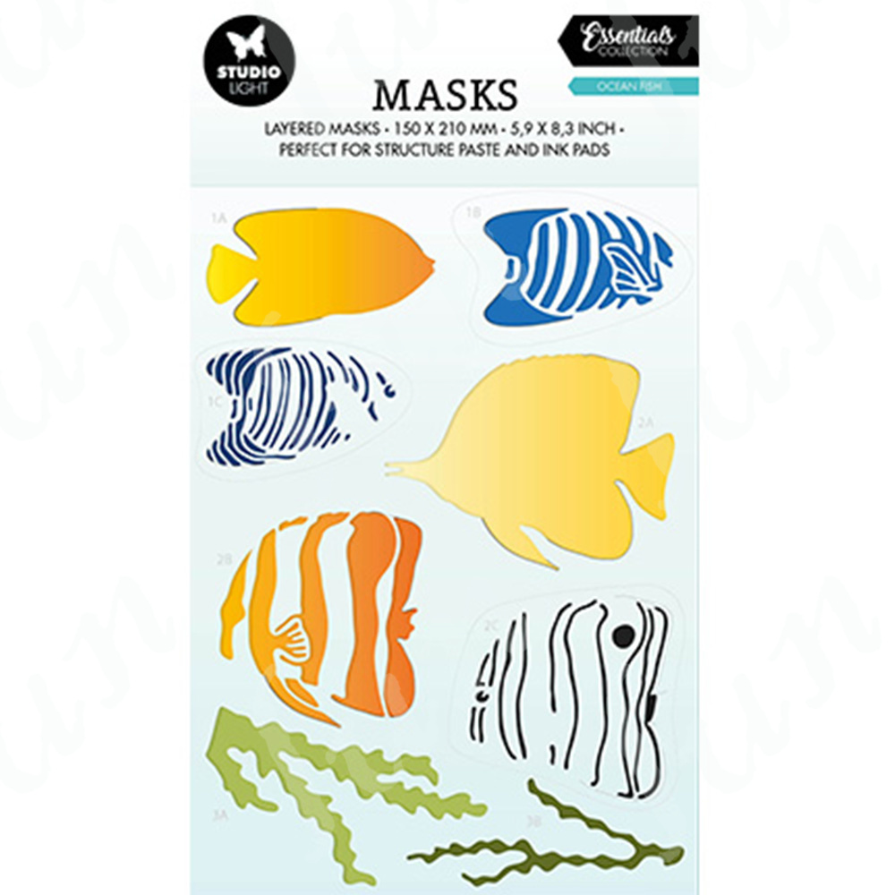 2023 New Ocean Fish Stencils M - Candle Making Instructions ulasan dan harga