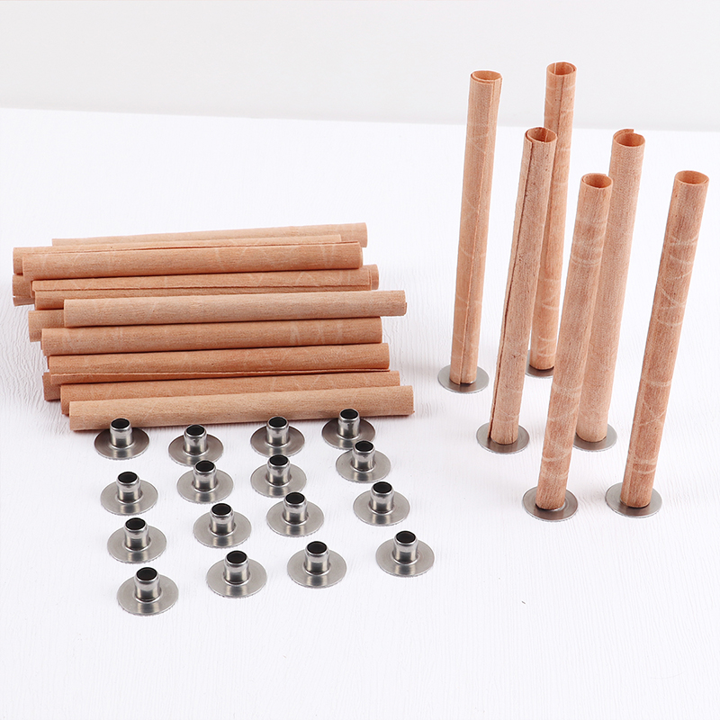 10Pcs/set Wooden Candle Wicks  - Candle Making Instructions ulasan dan harga
