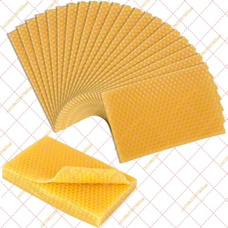 100PCS Beeswax Sheets for Cand - Candle Making Kit For Adults ulasan dan harga