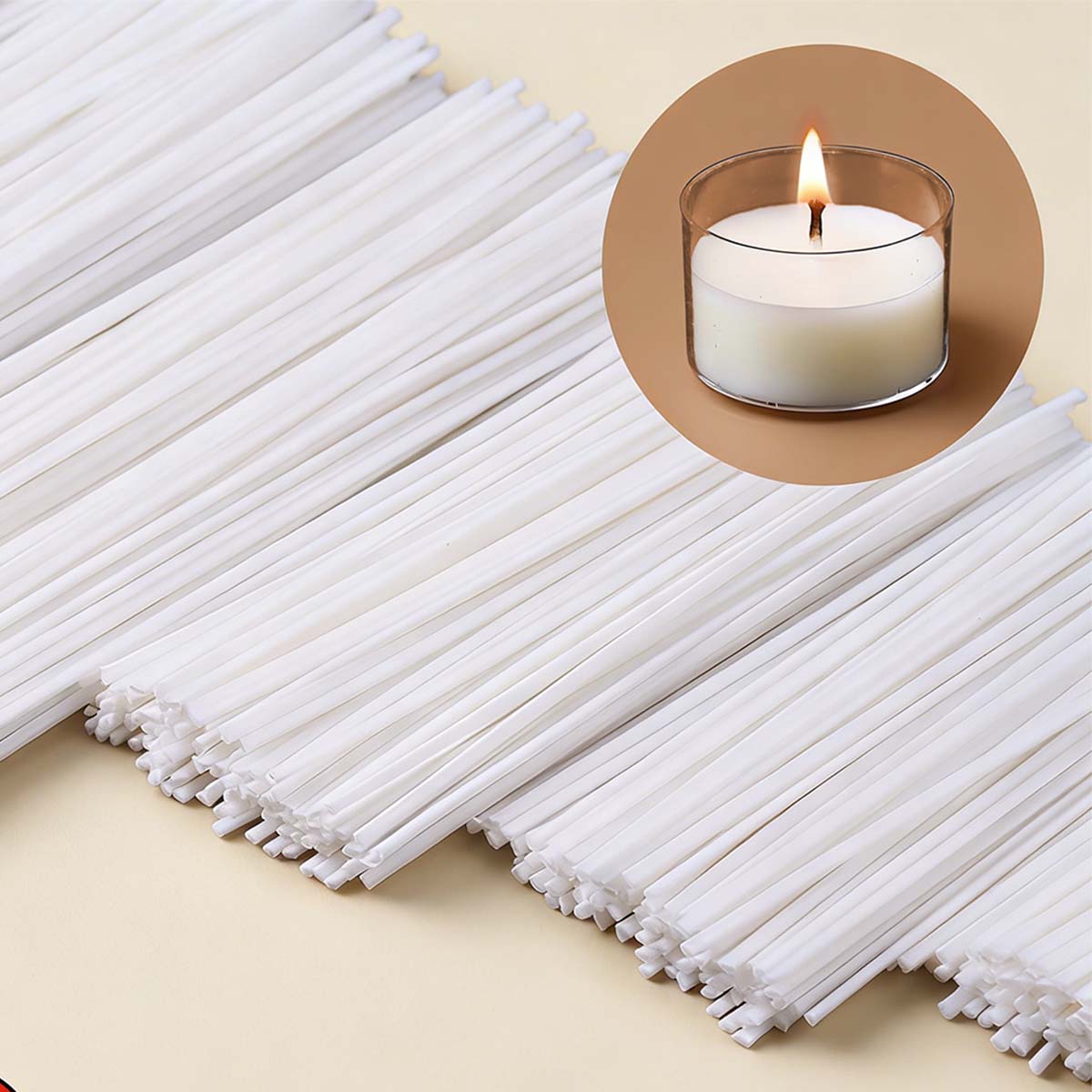 50Pcs 5-20Cm Candle Wicks Waxe - Candle Making Instructions ulasan dan harga