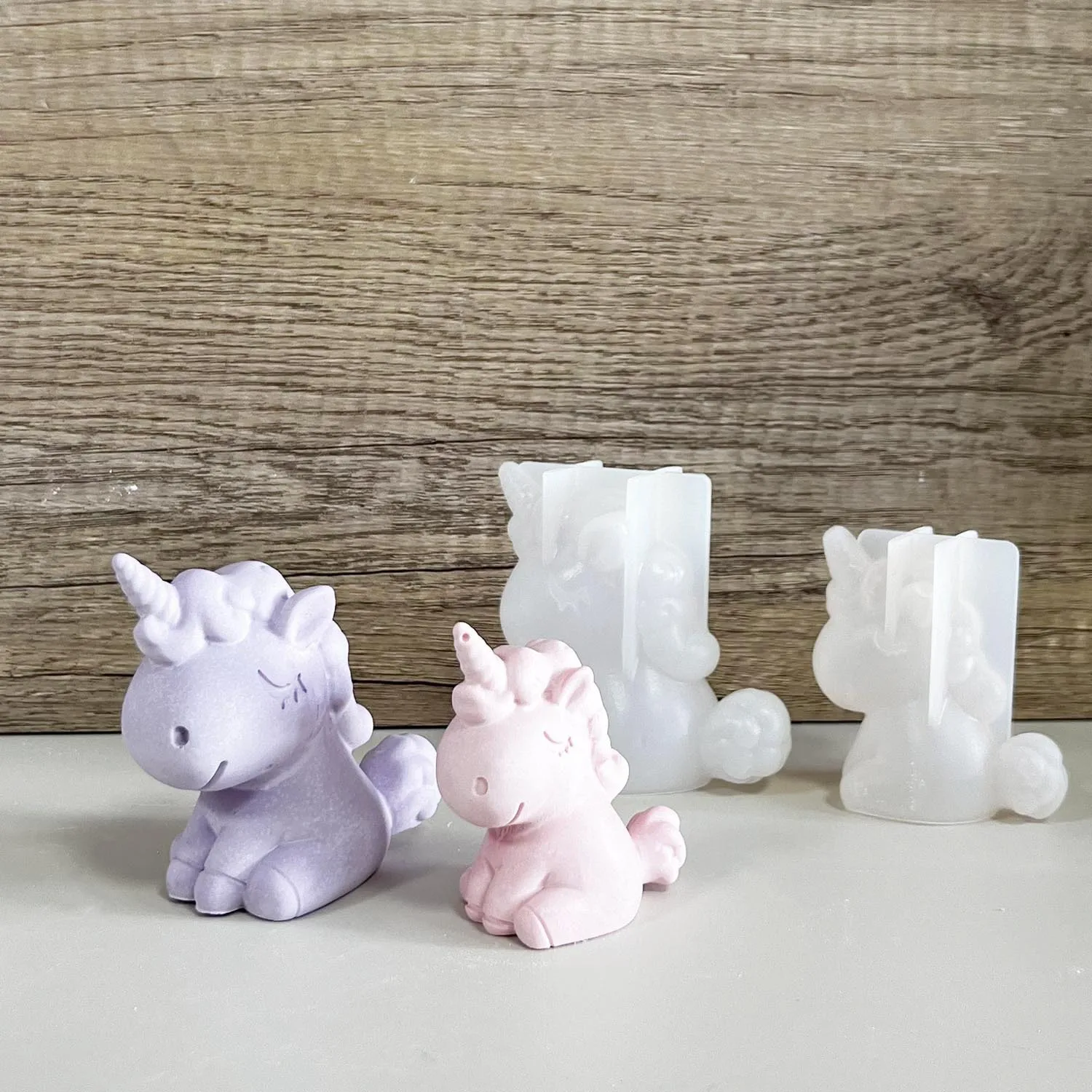 3D Geometric Silicone Unicorn  - Candle Making Equipment ulasan dan harga