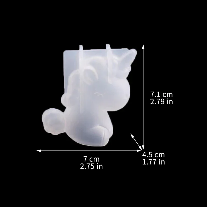 3D Geometric Silicone Unicorn  - Candle Making Equipment ulasan dan harga