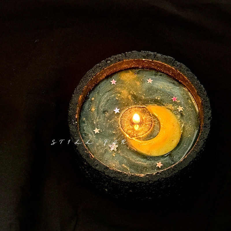Melting Moon Scented Candle Ha - Candle Making Wax ulasan dan harga