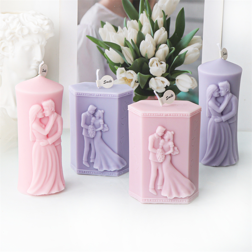 Man and Woman Pillar Silicone  - Candle Making Kits ulasan dan harga