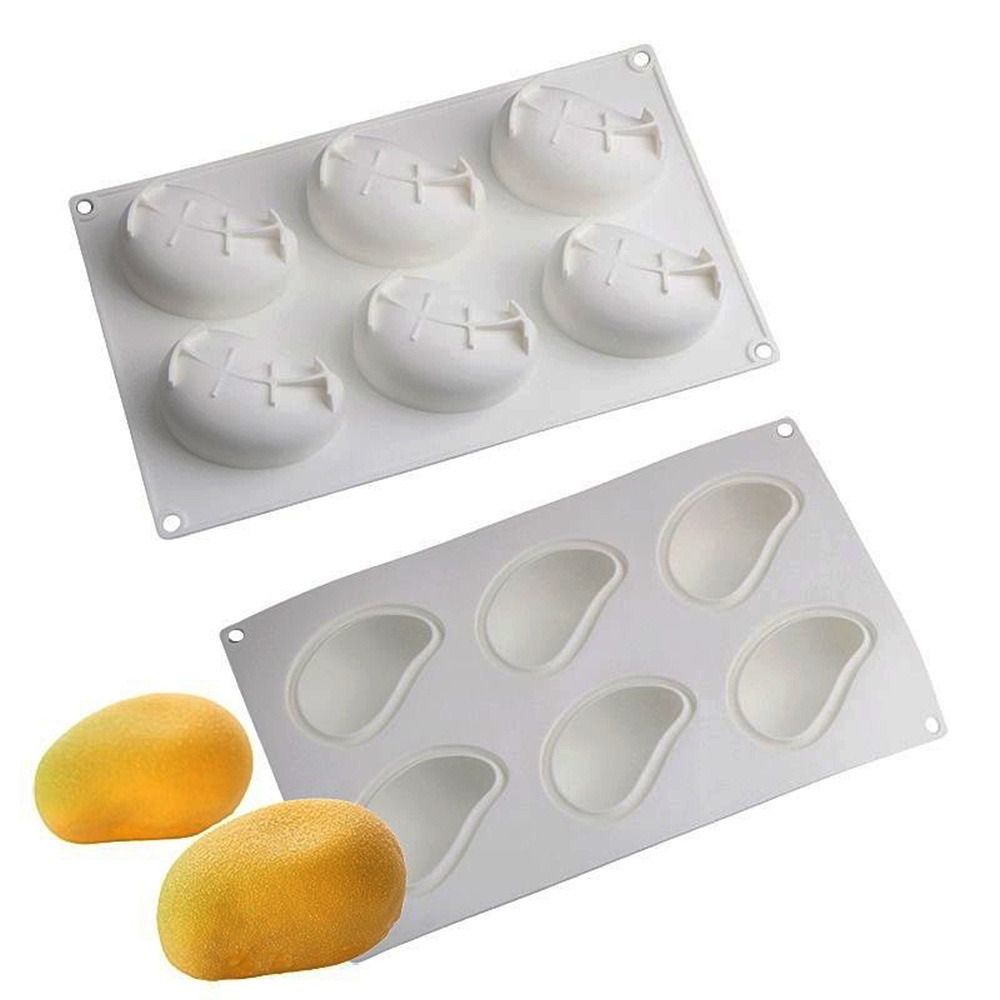 6 Cavity Mango Shaped Cake Mol - Candle Making Ideas ulasan dan harga