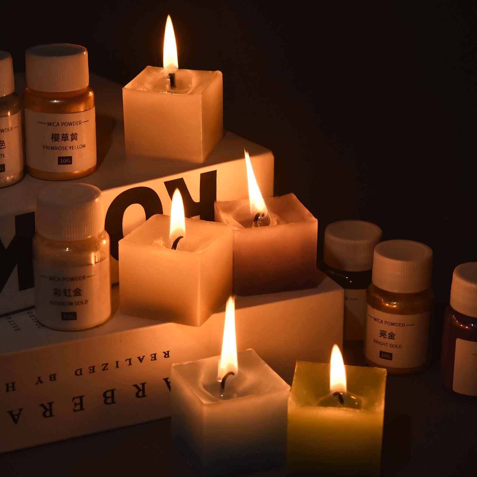 10g Pearlescent Mica Powder Ca - Candle Dye Chip ulasan dan harga