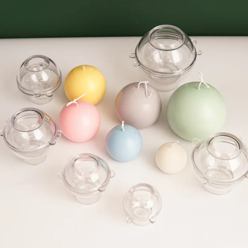 5-8cm Spherical Candle Plastic - Candle Making Kits ulasan dan harga