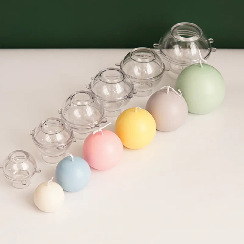 5-8cm Spherical Candle Plastic - Candle Making Kits ulasan dan harga