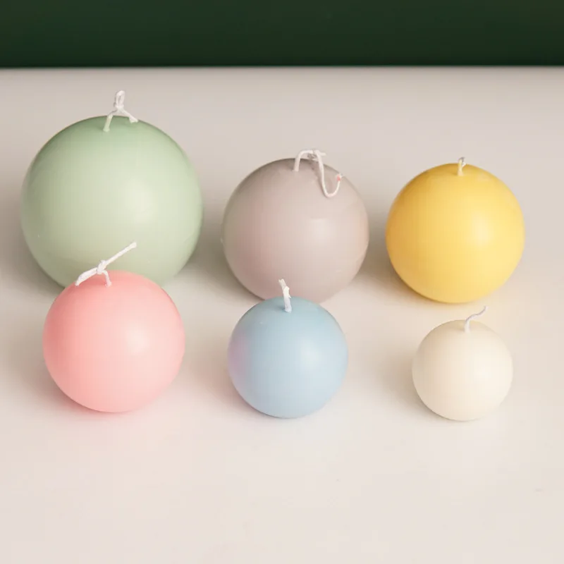 5-8cm Spherical Candle Plastic - Candle Making Kits ulasan dan harga