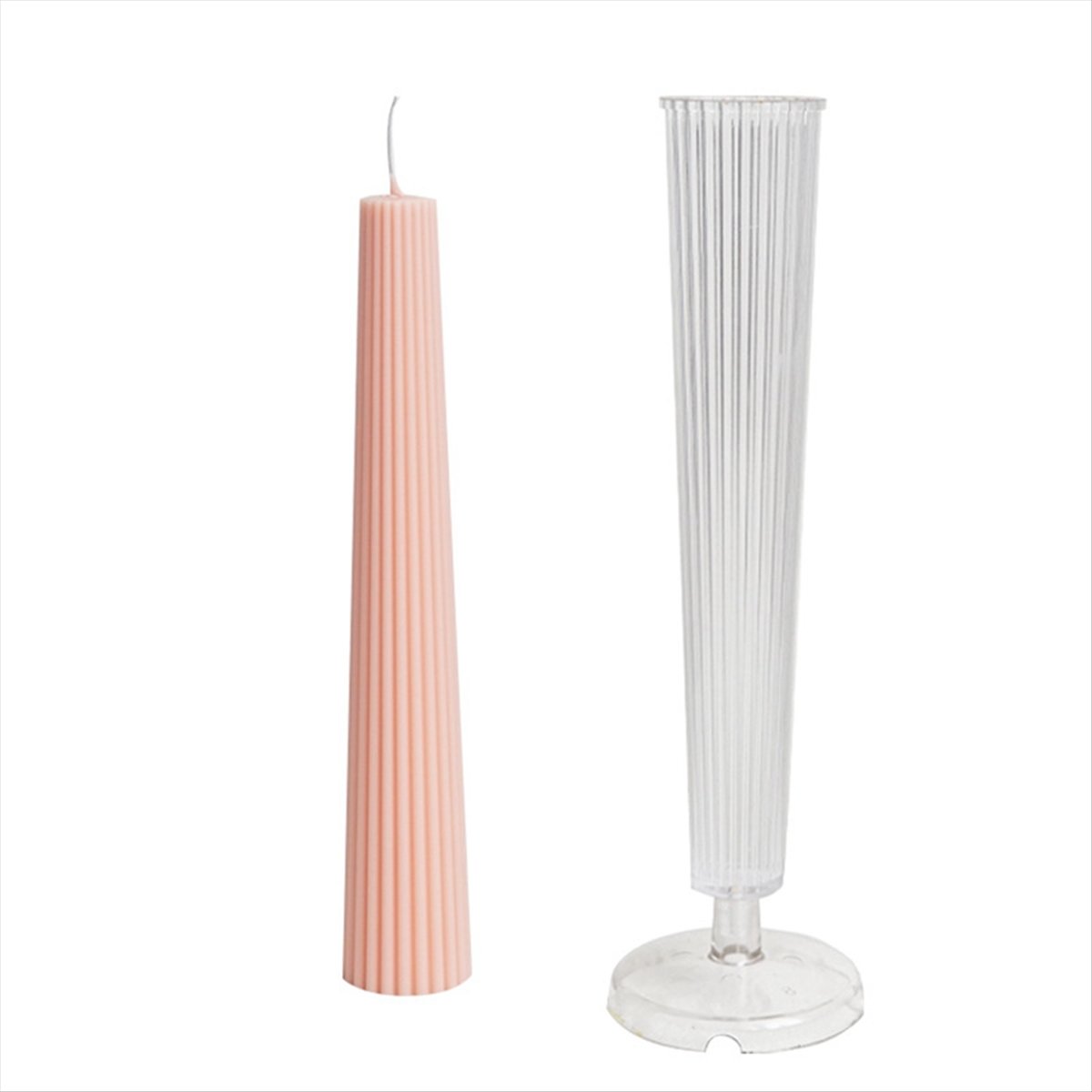 *ABAB Striped Long Pole Column - Candle Making Kits ulasan dan harga