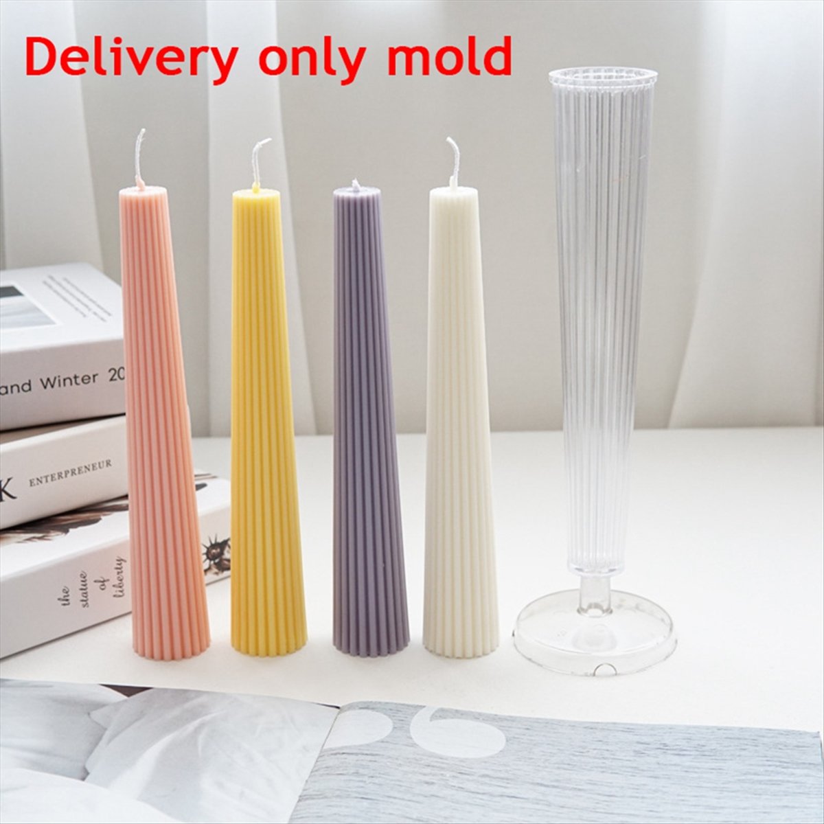 *ABAB Striped Long Pole Column - Candle Making Kits ulasan dan harga