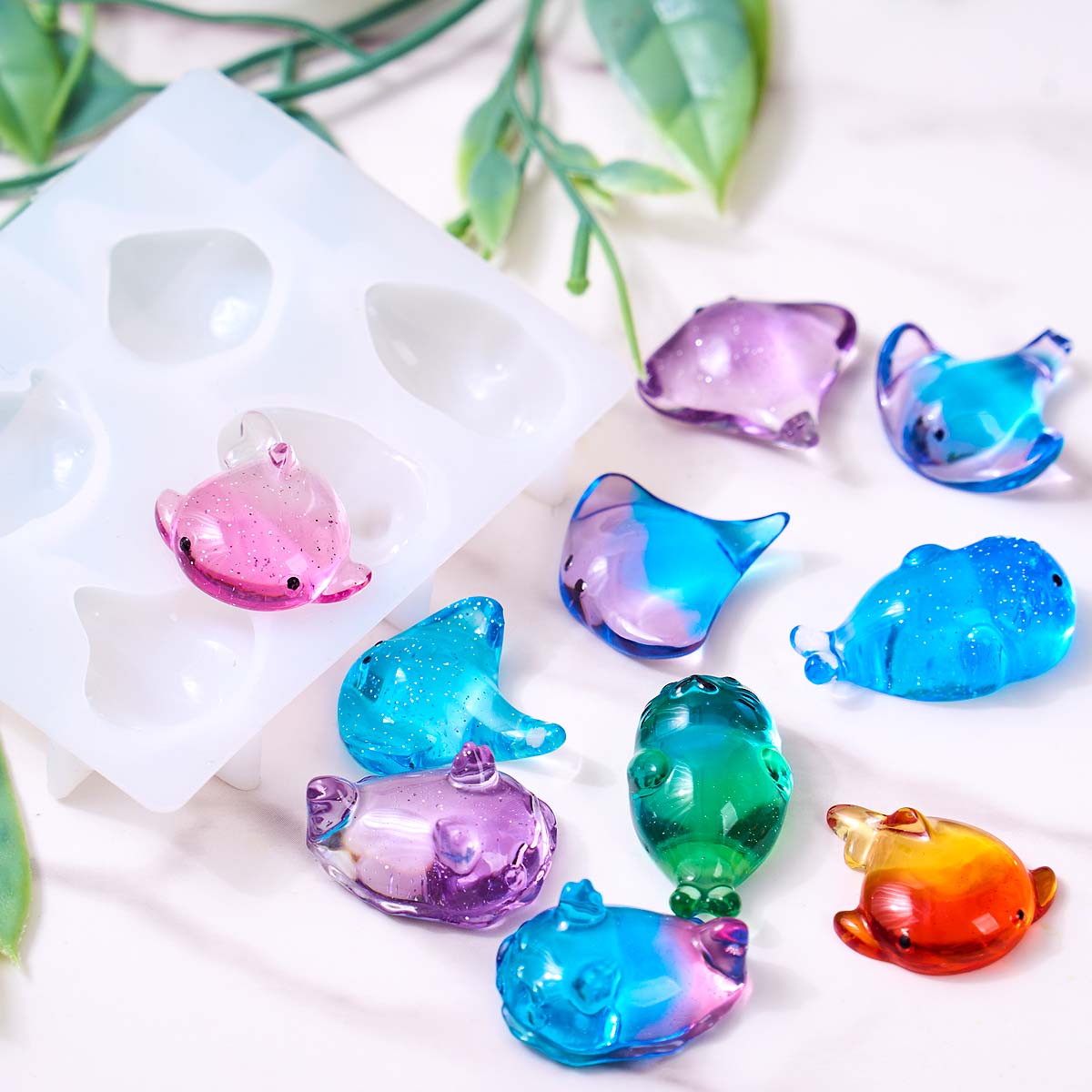 3D Healing Kawaii Manta Ray Wh - Candle Making Ideas ulasan dan harga