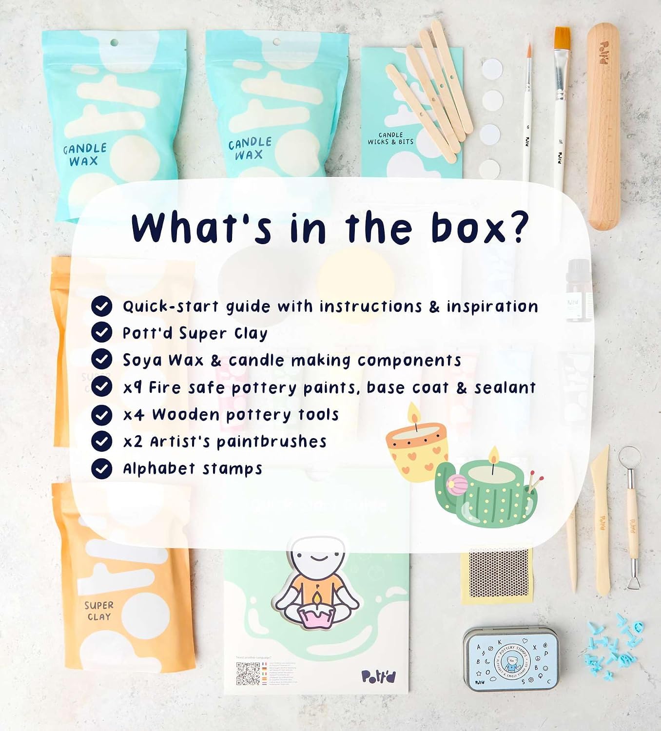 Home Pottery Candle Making Kit - Candle Making Kit For Adults ulasan dan harga