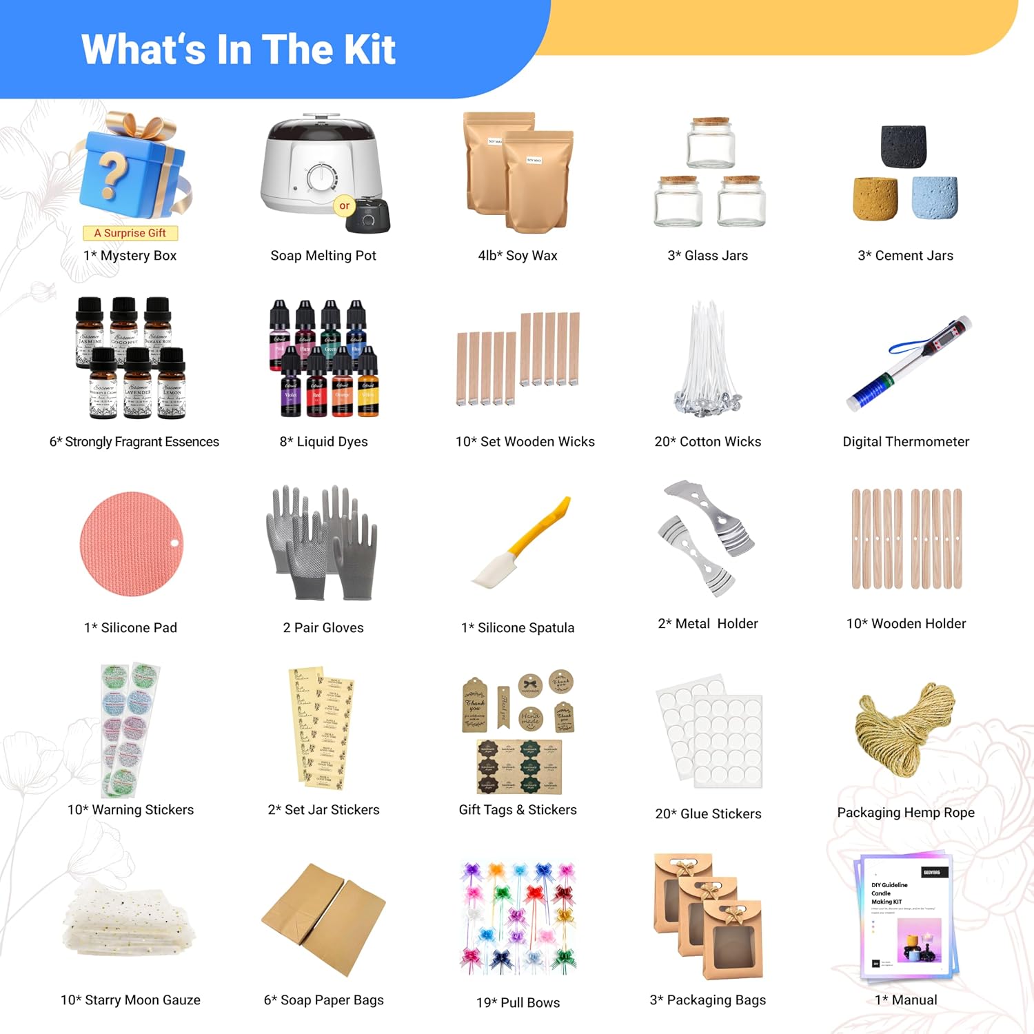128pcs Candle Making Kit for A - Candle Making Kit For Adults ulasan dan harga