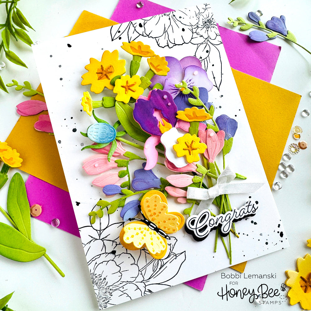 Peonies Clear Stamps Cutting D - Candle Making Instructions ulasan dan harga