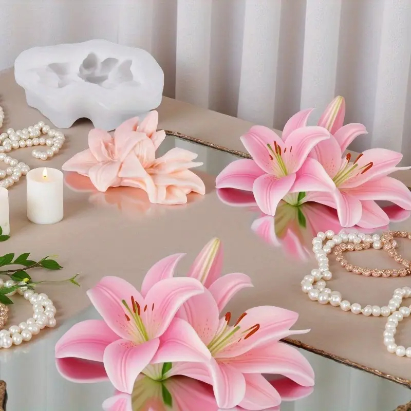 Rose Silicone Molds For DIY Fl - Candle Making Kit For Adults ulasan dan harga