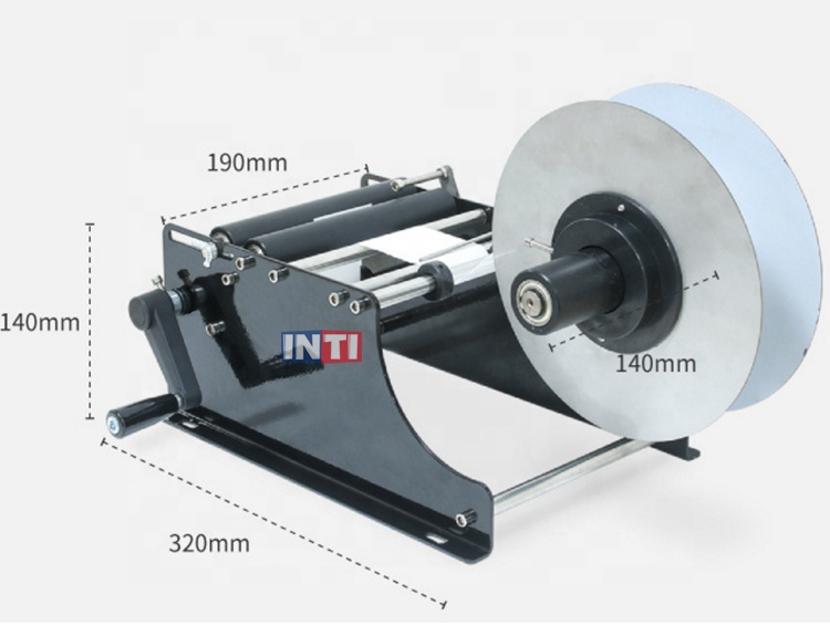 Manual Round Bottle Labeling M - Label Sticker Round ulasan dan harga