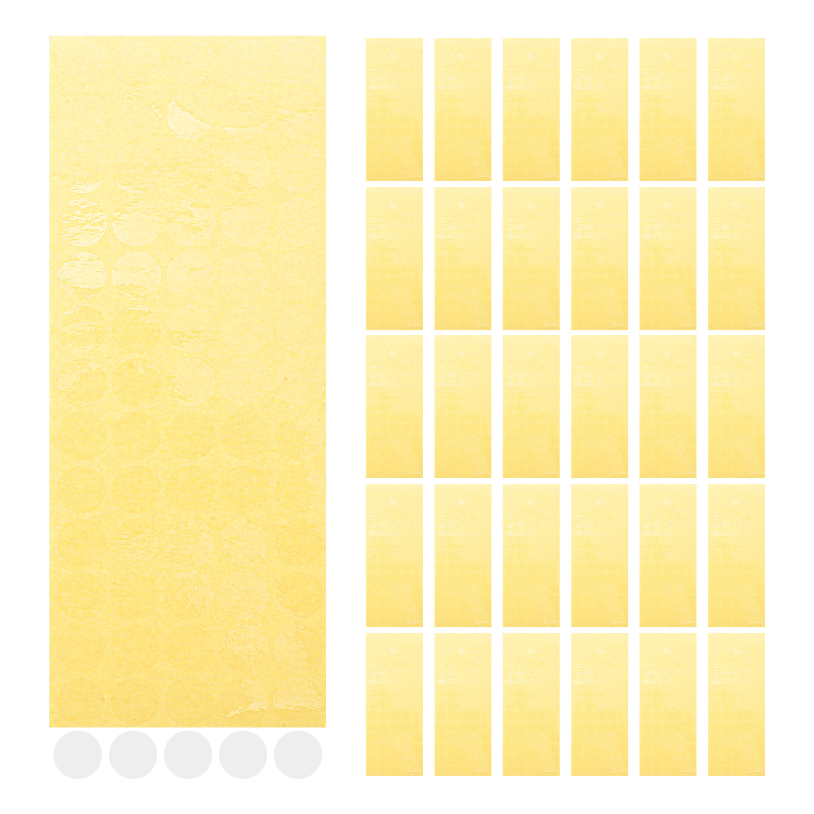 5000Pcs Transparent Sealing St - Label Sticker Round ulasan dan harga