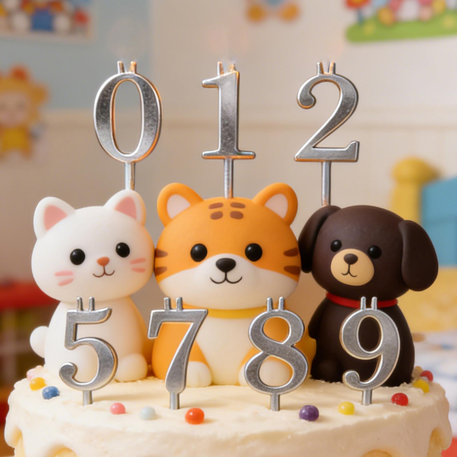 10pcs 0-9 Number Cake Toppers  - Candle Making Ideas ulasan dan harga